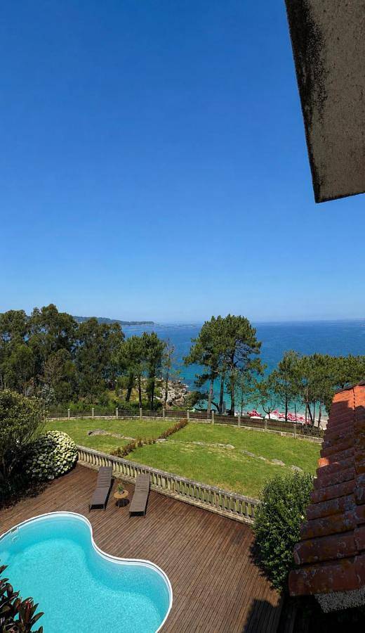 Casa rural para 10 personas, con piscina y vistas además de jardín y terraza en Cangas - 2