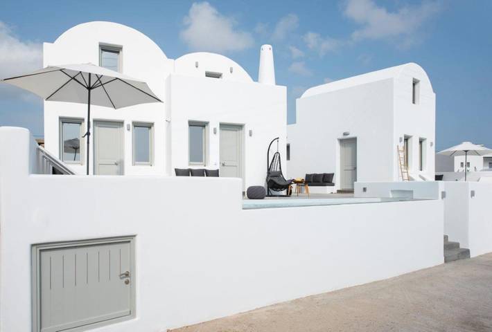 Villa pour 14 personnes, avec piscine et balcon, adapté aux familles à Santorin - 2