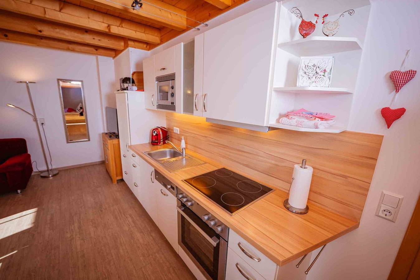 Ganze Wohnung, Ferienwohnung 'Rose' mit Bergblick, Gemeinschaftspool und Wlan in Freiamt, Südschwarzwald