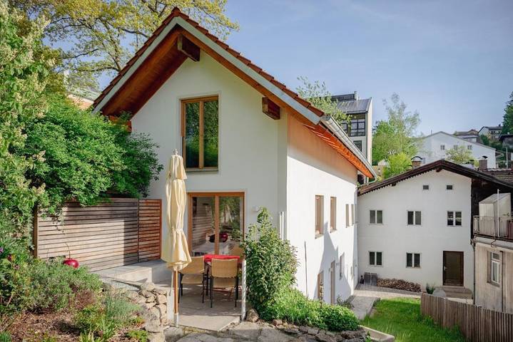 Ferienhaus für 4 Personen, mit Terrasse und Garten sowie Seeblick und Ausblick im Bayerischer Wald