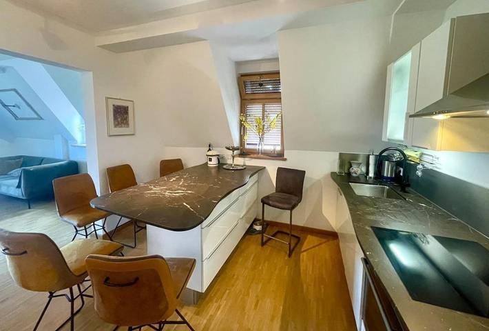 Ferienwohnung für 4 Personen, mit Sauna und Ausblick sowie Terrasse, mit Haustier in Ulm - 2