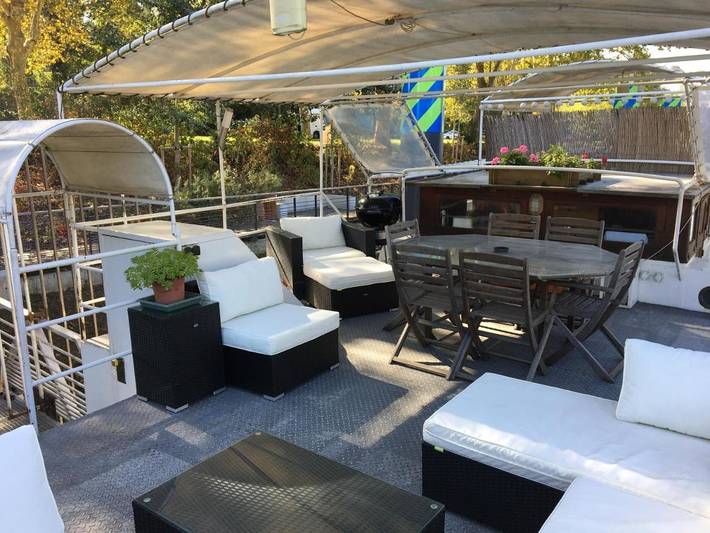 Bateau pour 9 personnes, avec terrasse et vue, animaux acceptés à Issy-les-Moulineaux - 3