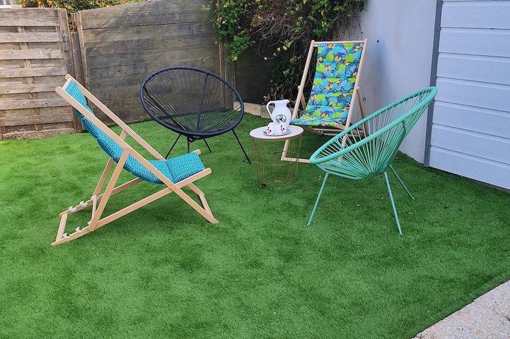 Gîte pour 4 personnes, avec jardin