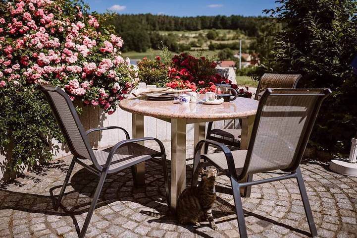Ganze Wohnung, Gemütliche Ferienwohnung für bis zu 4 Personen in Haundorf, Fränkisches Seenland