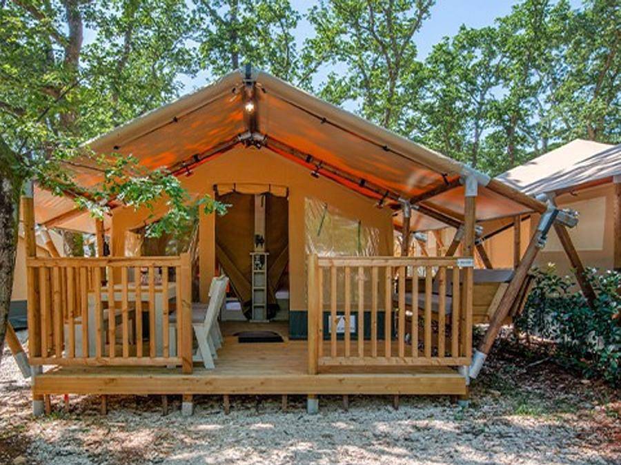 Camping Aminess Maravea - Safarizelt 5 personen - Super Lodge | 2 Schlafz. | 4/5 Pers. | Ohne Bad in Dajla, Umag und Umgebung