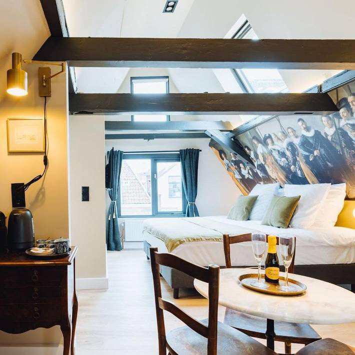 Loft voor 2 personen, with Balkon and Terras as well as Uitzicht in Haarlem