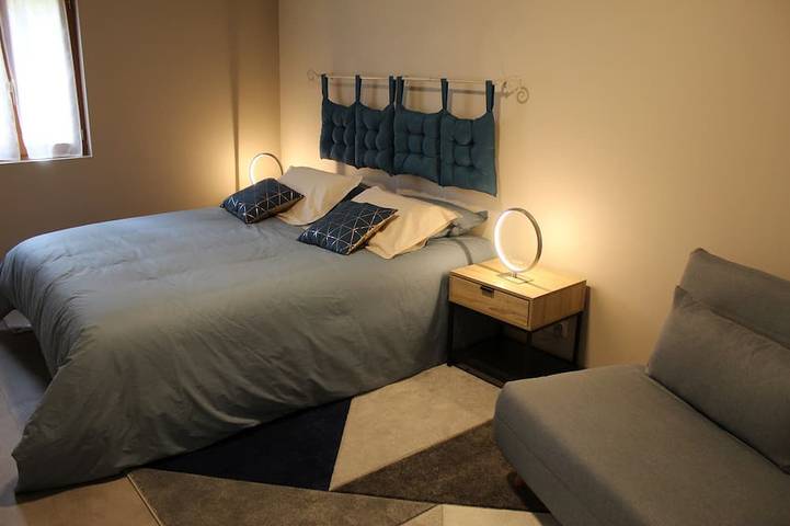 Appartement de vacances pour 3 personnes, avec jardin