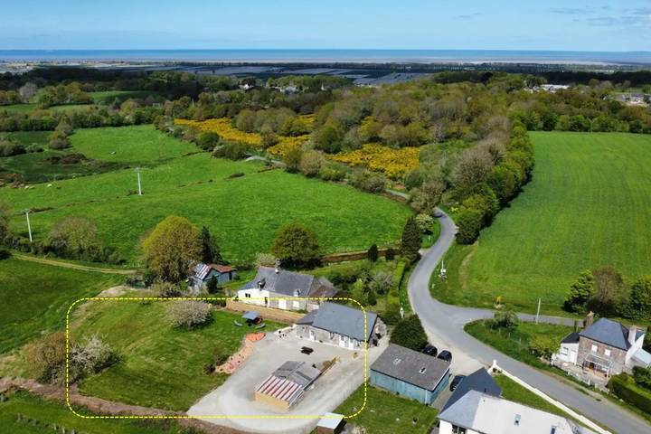 Ferienhaus für 4 Personen mit Ausblick in Saint-Marcan, Mont-Saint-Michel-Bucht