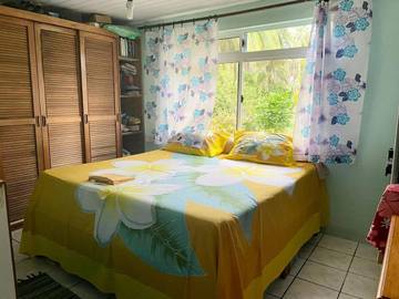 Gîte pour 7 personnes, avec terrasse et jardin dans Maupiti
