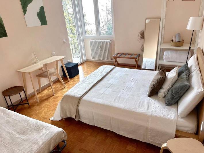 Chambre d’hôte pour 6 personnes, avec balcon ainsi que vue et vue sur le lac à Côme - 4