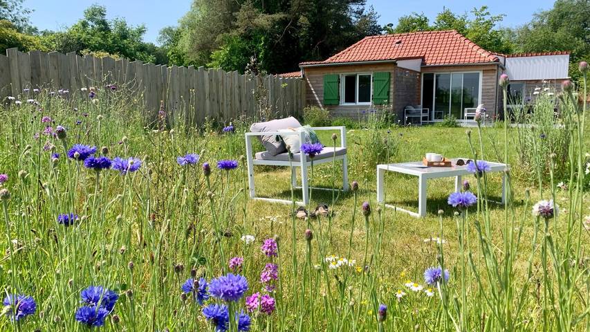 Gîte pour 4 personnes, avec terrasse et jardin dans Parc Ornithologique du Marquenterre