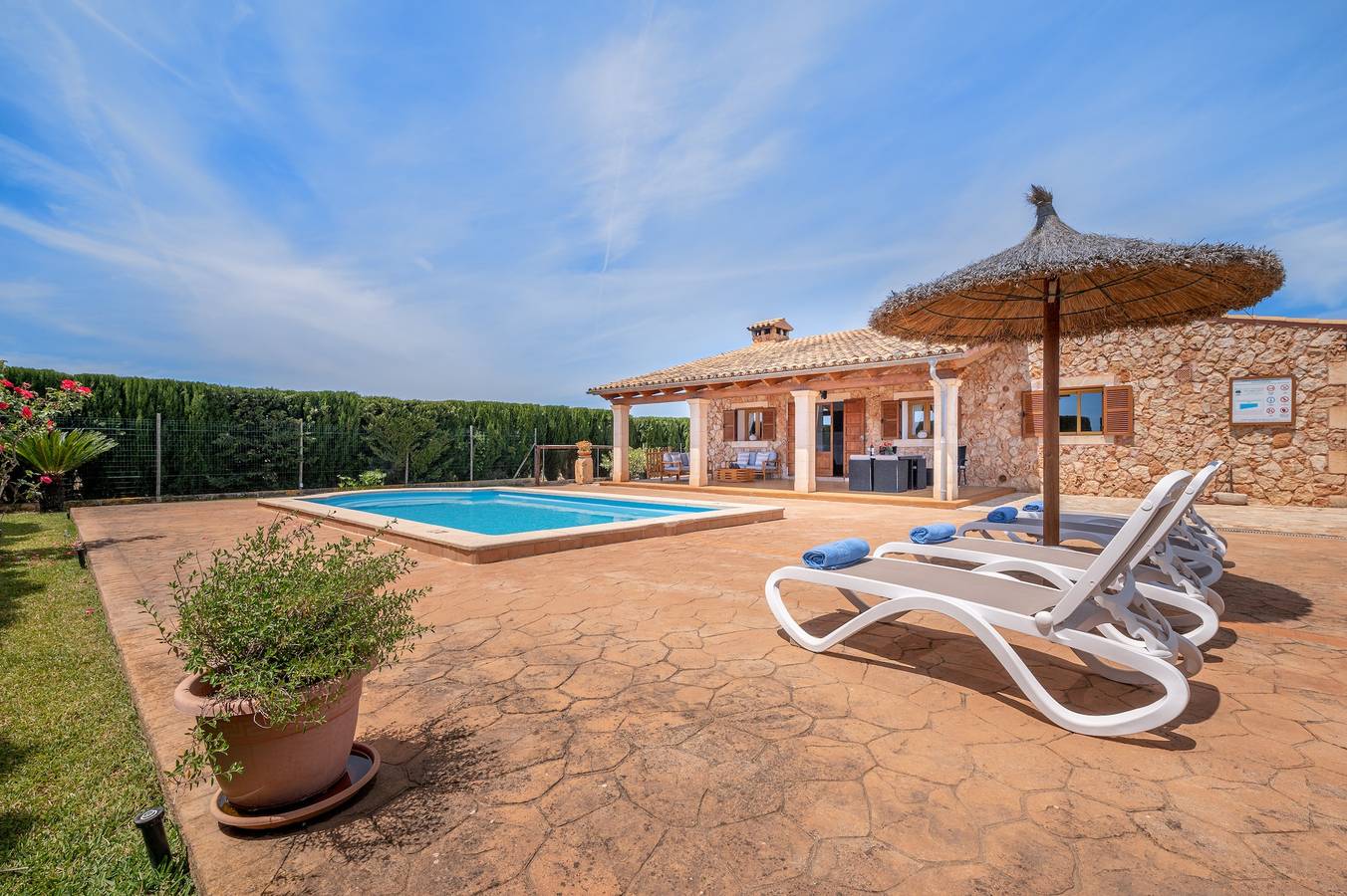 Ferienhaus Can grau petit mit Pool und Wlan in Sencelles, Mallorca Inselmitte