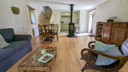 Gîte pour 2 personnes, avec jardin et vue à Inzinzac-Lochrist