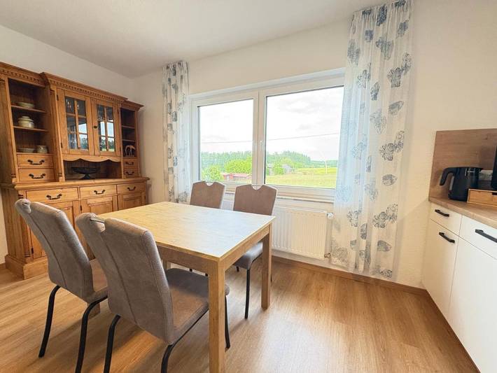 Ferienwohnung für 4 Personen, mit Garten und Ausblick
