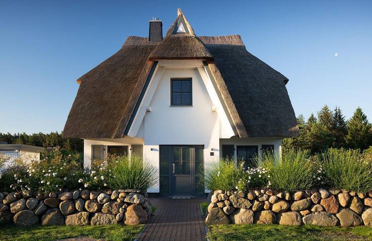 Ferienhaus für 4 Personen, mit Terrasse und Garten sowie Sauna