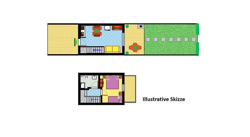Ferienwohnung für 5 Personen, mit Balkon und Garten sowie Pool in Bibione - 2