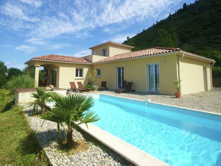 Ferienhaus für 6 Personen, mit Terrasse und Garten sowie Pool in Les Vans - 2