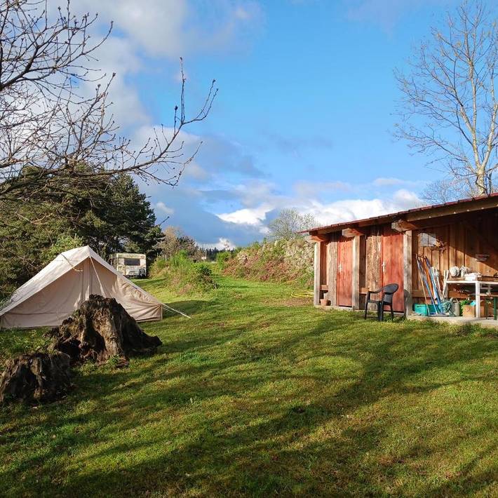 Camping pour 6 personnes, avec Jardin et Vue dans Privas (arrondissement)