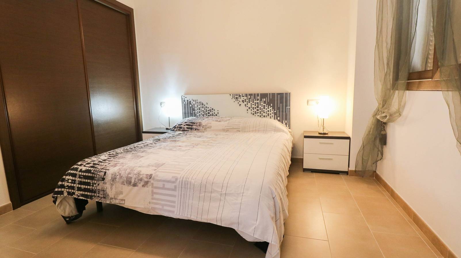 Entire holiday apartment, 2 Room, Sleeps 4,  Parking, 4 Pools, Sea 1st Line in Mar de Pulpi, Pulpí