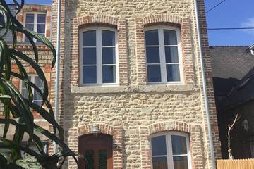 Gîte pour 2 personnes, avec terrasse dans Port de Barfleur