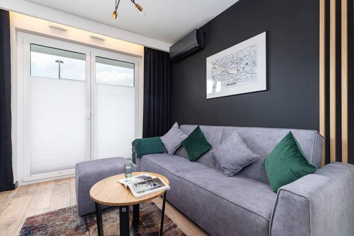 Vakantieappartement voor 4 personen, met balkon, kindvriendelijk in Krakau
