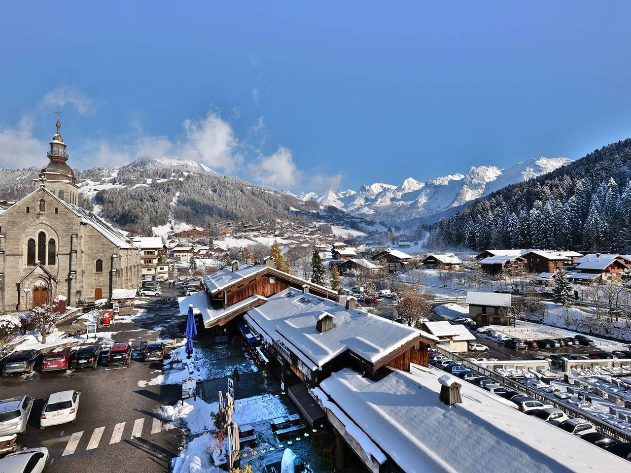 Appartement lumineux au ski pour 6 - Grand balcon, cœur du village in Le Grand-Bornand, Région d'Annecy
