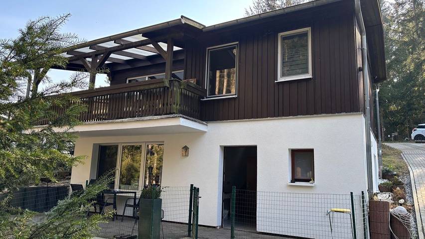 Ferienhaus für 5 Personen, mit Garten und Sauna im Thüringer Wald