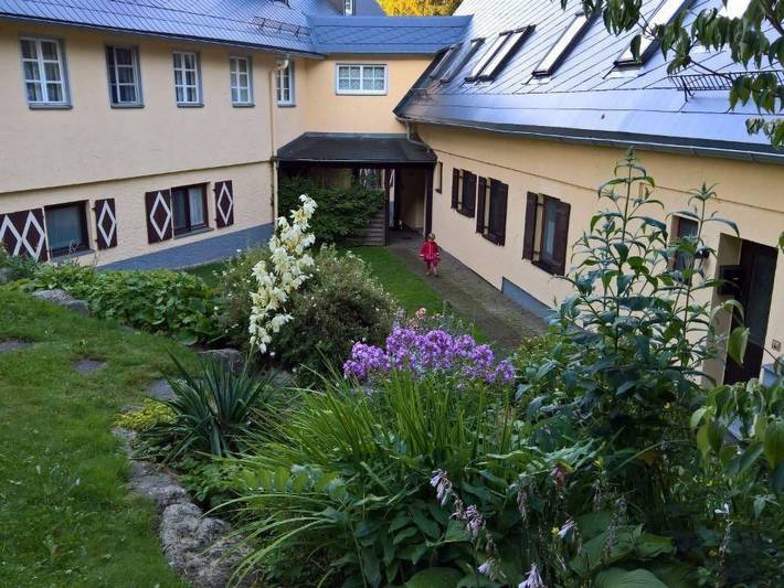 Ganze Wohnung, Appartement in Vordorfermühle mit Garten in Tröstau, Landkreis Wunsiedel im Fichtelgebirge