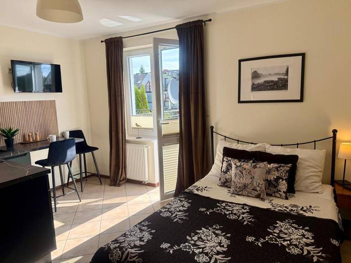 Bed & breakfast, z Taras i Ogród w Łeba