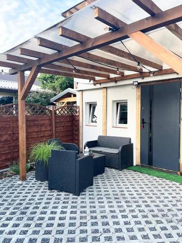 Lodge für 2 Personen, mit Garten und Terrasse in Międzyzdroje