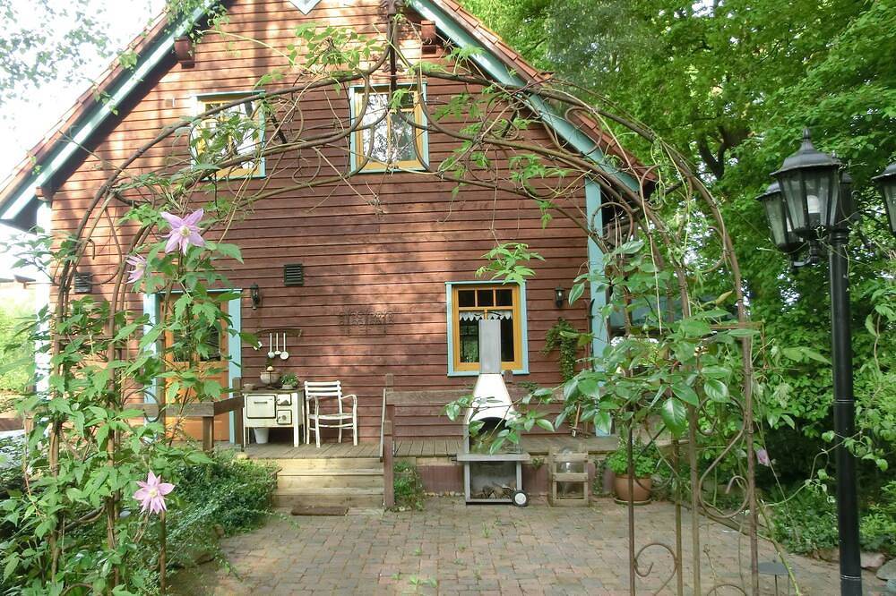 Das Ferienhaus (Ranchhaus) an der Aller mit Sonnenterrassen und Weitblick in Wienhausen, Lüneburger Heide