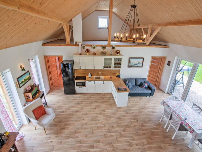 Ferienhaus für 8 Personen, mit Terrasse und Garten sowie Sauna und Ausblick in den Masuren - 2