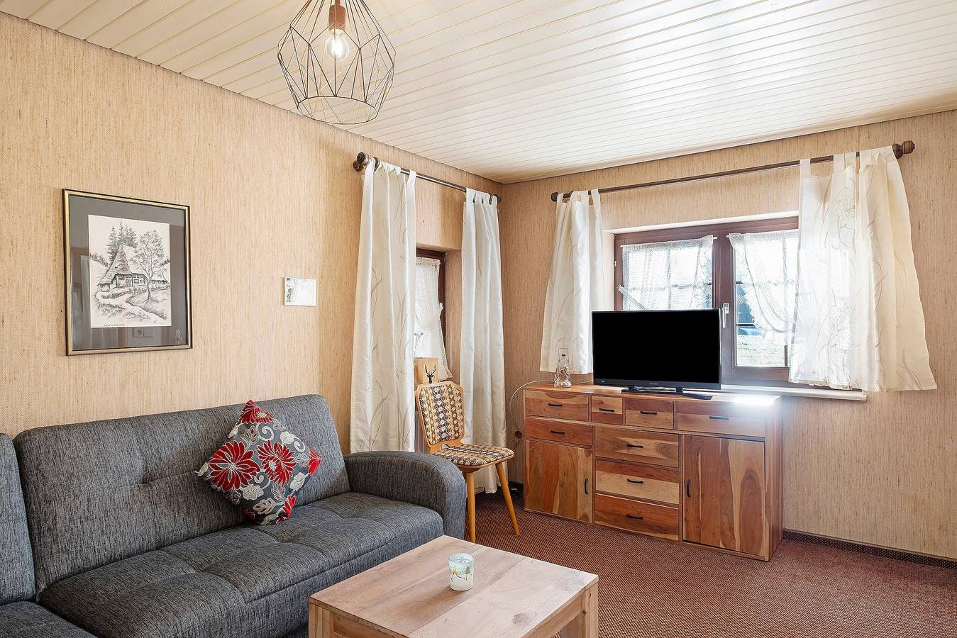 Ganze Wohnung, Ferienwohnung Steinhäusle 1 mit Bergblick, Gemeinschaftsterrasse und Wlan in Vöhrenbach, Mittlerer Schwarzwald