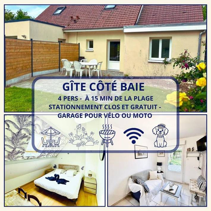 Maison de vacances pour 4 personnes, avec Terrasse et Jardin