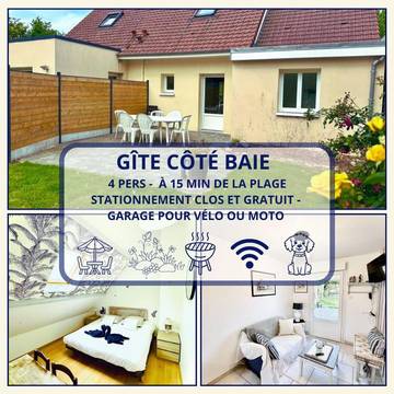 Location de vacances pour 4 personnes, avec terrasse et jardin à Villers-sur-Authie