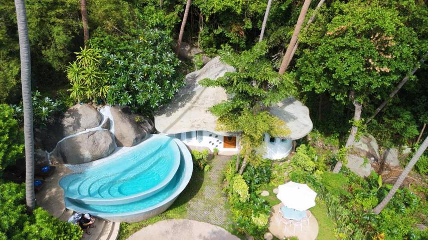 Villa pour 10 personnes, avec piscine ainsi que jardin et vue dans Koh Tao - 3