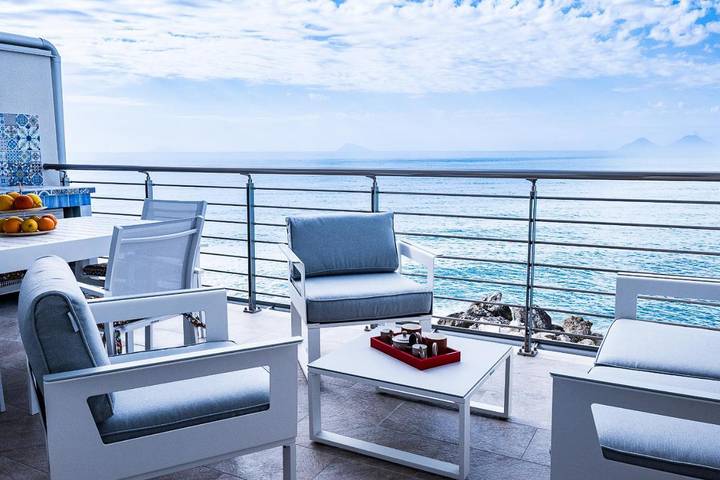 Appartamento per 4 persone, con Balcone e Terrazza nonché Panorama a Brolo