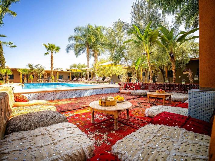Maison d’hôte pour 2 personnes, avec jardin ainsi que vue et piscine au Maroc