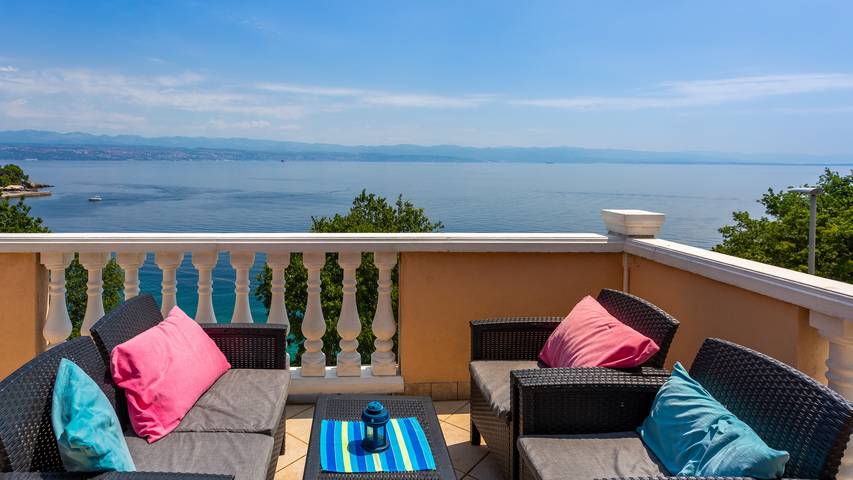 Villa für 12 Personen, mit Garten und Terrasse in Lovran - 4