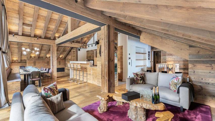 Gîte pour 13 personnes, avec balcon dans Courchevel 1550 - 3