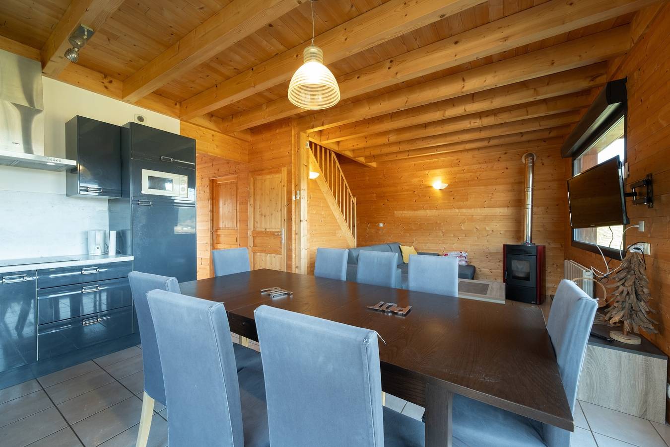 Chalet 'La Vue De Longemer' mit Bergblick, privater Terrasse und Garten in Xonrupt-Longemer, Regionaler Naturpark Belchen der Vogesen