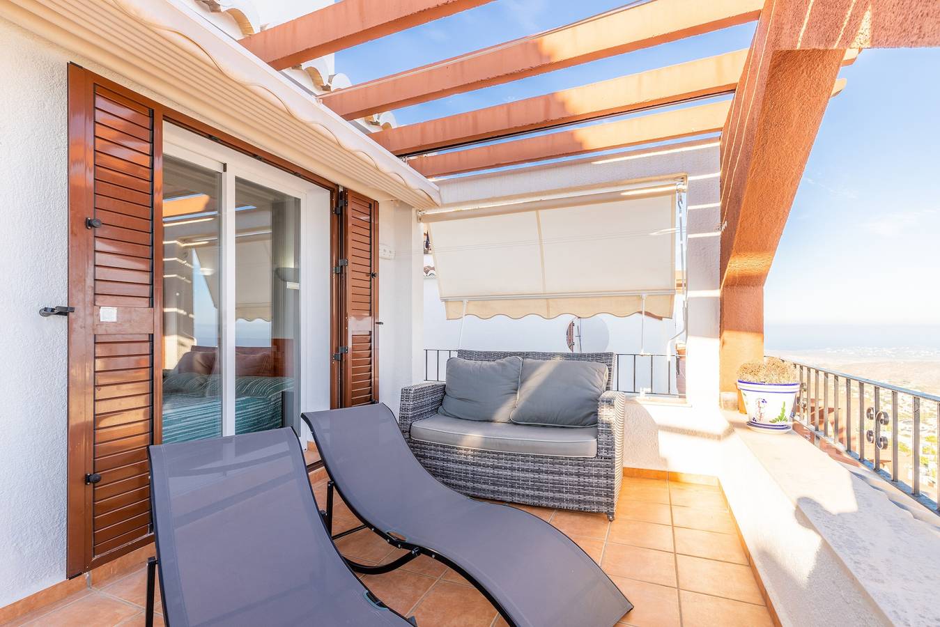 Appartement entier, Appartement "Casa De La Vista" avec vue sur la mer, Wi-Fi et climatisation in Poble Nou de Benitatxell, Costa Blanca