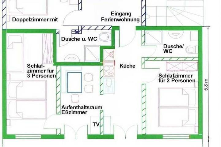Vakantieappartement voor 4 personen, met tuin in Schoppernau