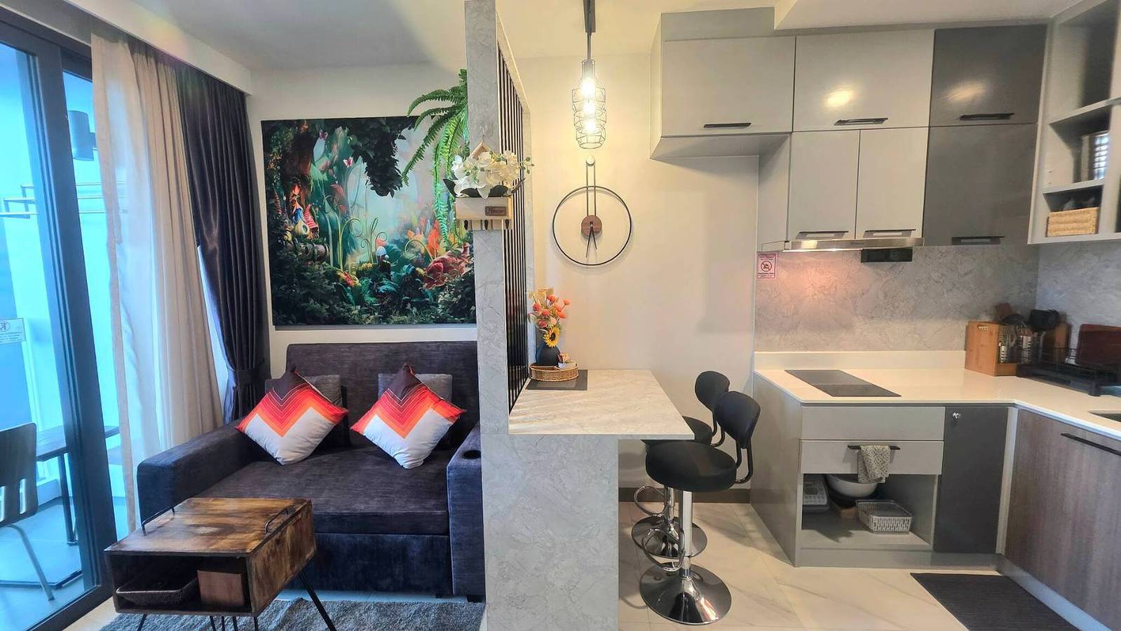 Ganze Wohnung, A304 - Vorder- und Meerblick, 1 Schlafzimmer, 1 Bad in Ao Nang, Krabi Provinz
