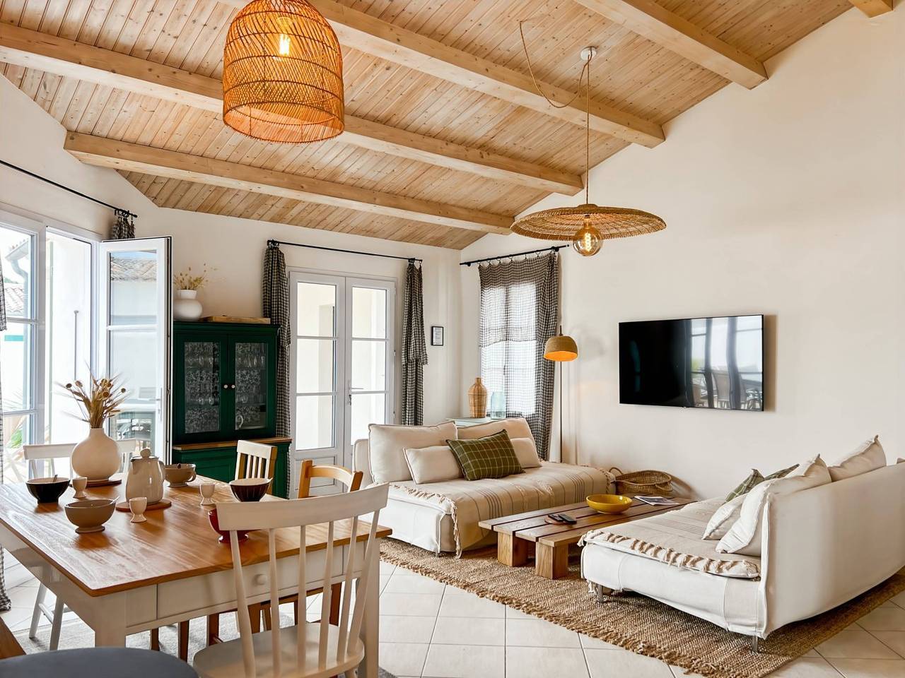 Charmante maison avec piscine in Le Bois-Plage-en-Ré, Île de Ré