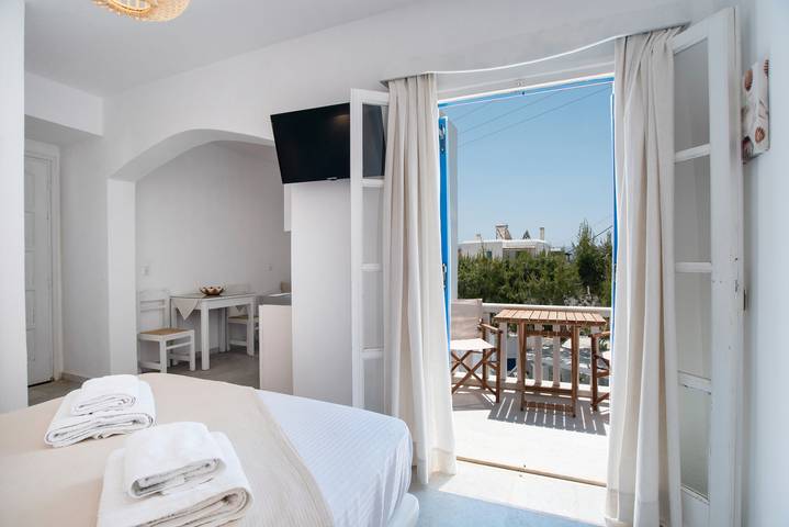 Studio für 3 Personen, mit Balkon und Garten, mit Haustier auf Naxos - 2