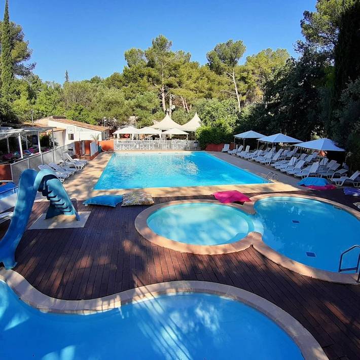 Camping pour 6 personnes, avec bassin pour enfant à Carqueiranne