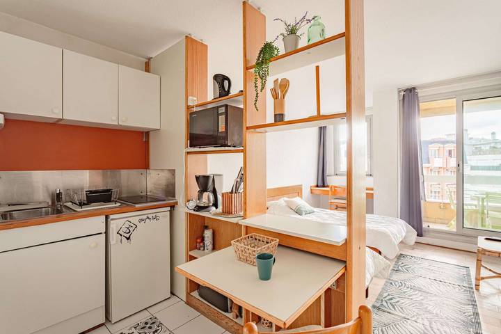 Studio für 2 Personen, mit Pool und Balkon in Biarritz - 2