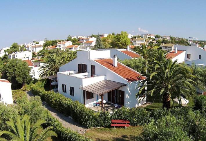 Resort per 4 persone, con terrazza e giardino nella Penisola Calcidica