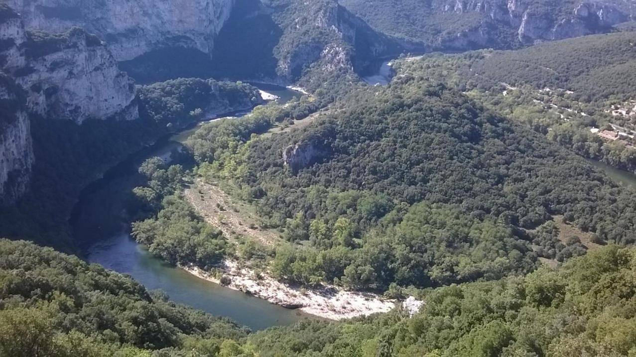 La chambre secrète in Aiguèze, Gorges de l’Ardèche